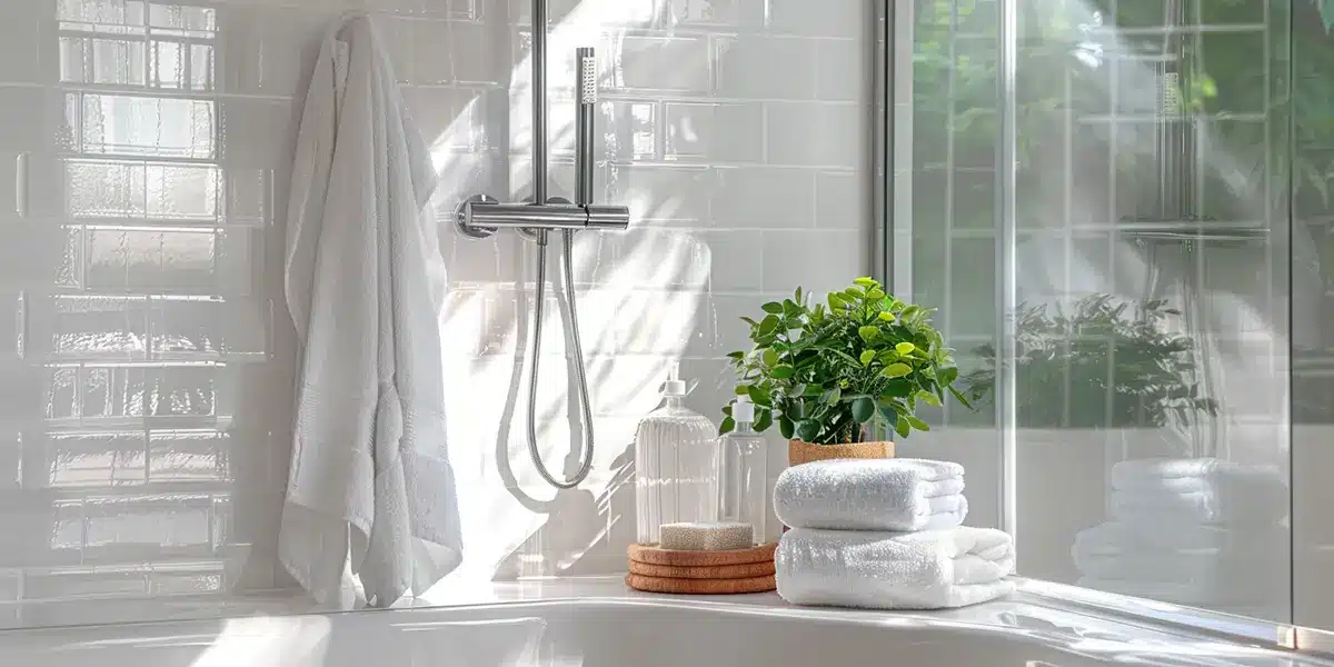 Hartnäckige Kalk und Seifenreste entfernen