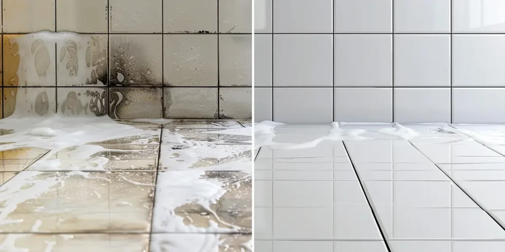 Kalk und Seifenreste entfernen