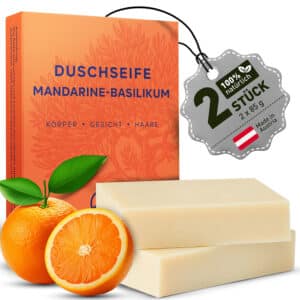 Duschseife Mandarine-Basilikum